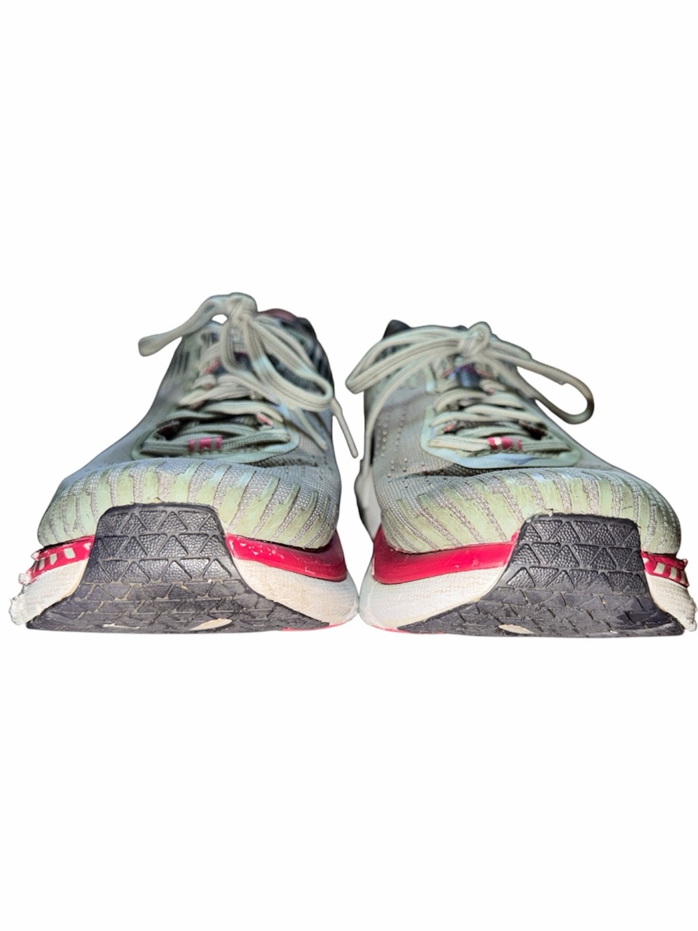 Hoka One One Clifton 5 Alloy Running Shoes Women’s Size 9 Wide Gray Pink - Picture 4 of 9
